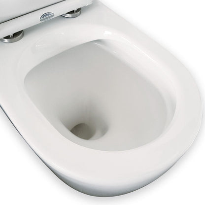 Koko Back-to-Wall Toilet Suite, Gloss White