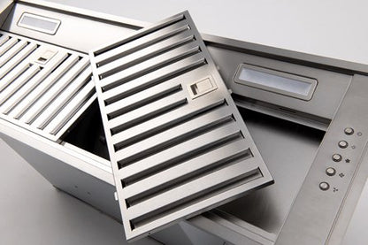 85cm Under mount (concealed) Hood Baffle filters + 1000m3/h