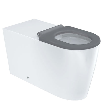 Isabella Care Wall-Faced Toilet Suite, Grey Seat