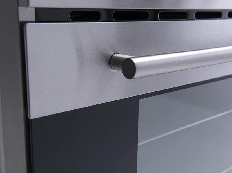 90cm Freestanding Cooker, 8 function Electric twin fan Oven , 5 Burner Gas cooktop Central Wok, Large 109ltr gross capacity LED Clock bottom storage
