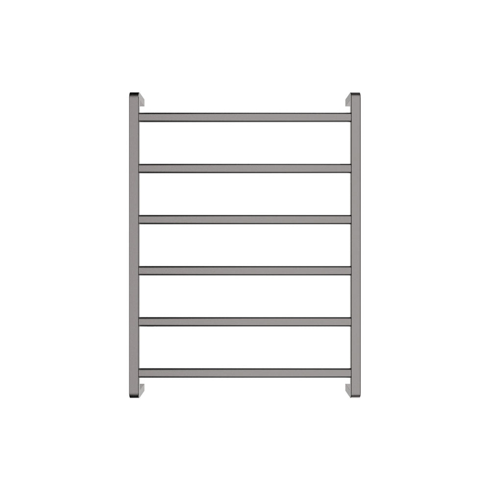 KOKO Heated Towel Rail 6080 Gun Metal (6 Bars) 600x800x100mm