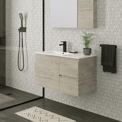 Carmen Door & Drawer 900 Wall-Hung Vanity
