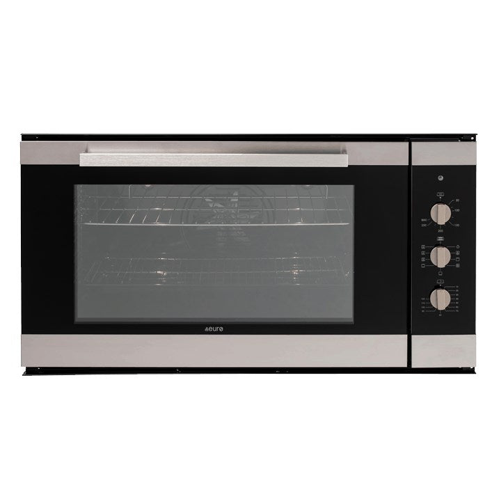 90cm Appliances Package - Euro - Gas Cooktop, Electric Oven, Undermount Rang hood, Dishwasher