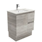 Sarah Roman Sand Undermount 750 Edge Industrial Vanity on Kick