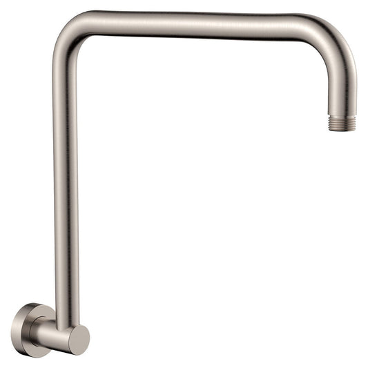 Round Gooseneck Shower Arm Brushed Nickel