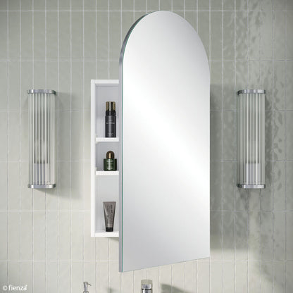 Mirror Cabinet Arch Pencil Edge Internal Magnifying Mirror 450 x 900 x 150mm