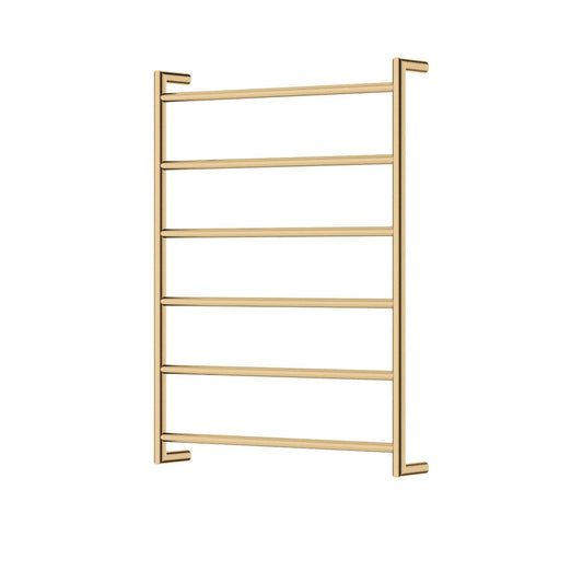 KAYA Round Heated Towel 6080 Urban Brass (6 Bars) 600x800x100mm