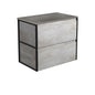SATORI AMATO 750 INDUSTRIAL Vanity with Satin Black Frames Wall Hung