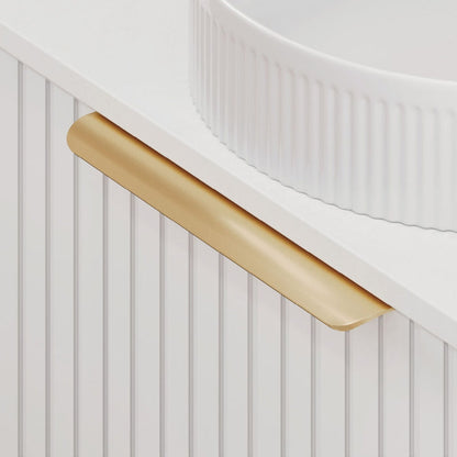 Edge 200mm Round Handle, Brushed Gold