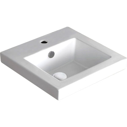 ALISON Semi Inset Ceramic Basin 405 x 405 x 175mm