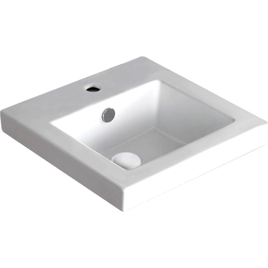 ALISON Semi Inset Ceramic Basin 405 x 405 x 175mm
