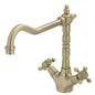 LILLIAN Shepherds Crook Kitchen Sink Mixer Champagne