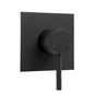 HUSTLE Shower Wall Mixer Matte Black 35mm Square Plate