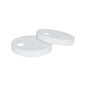 Toilet Seat Hinge Covers Pair Suits Slim Seats UF5018 UF5019 Matte White