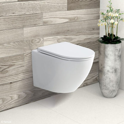Koko Matte White Wall-Hung Toilet Suite