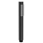 HUSTLE Round Pipe style Handheld Shower Head Matte Black