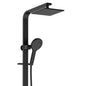 LINCOLN Deluxe Twin Shower Matte Black