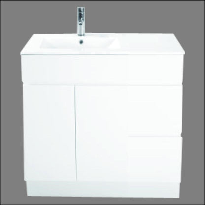 LUCAS 1000mm Freestanding Right Hand Drawer Cabinet Only
