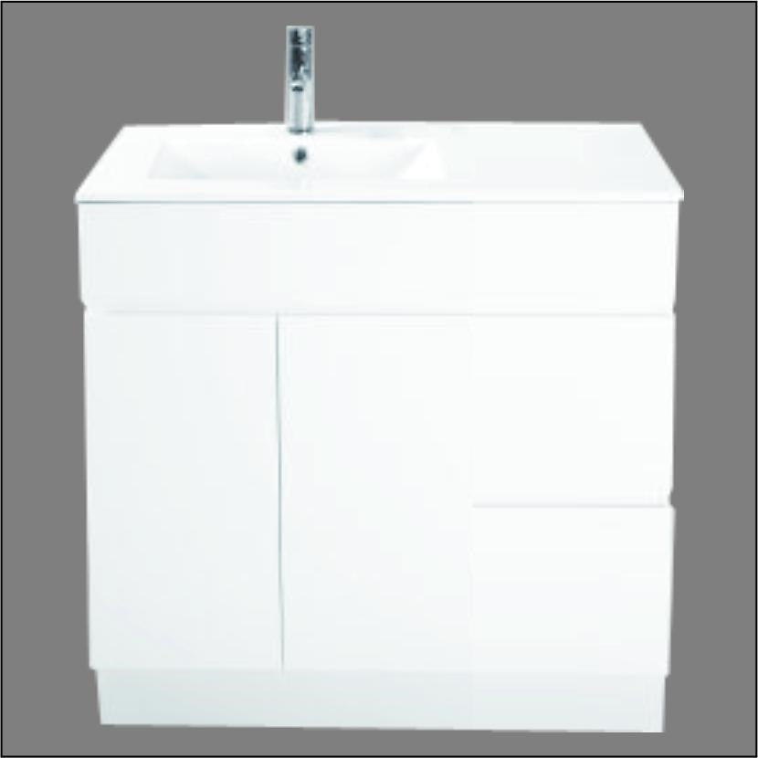 LUCAS 1000mm Freestanding Left Hand Drawer Cabinet Only COPY