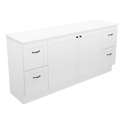 Newport Door & Drawer 1800 Double Bowl Floor Standing Vanity