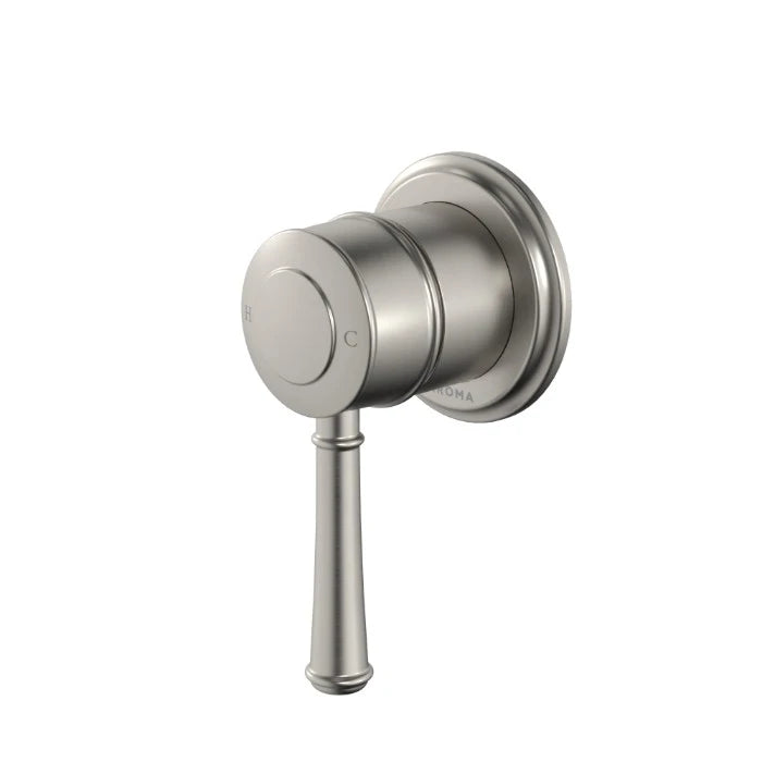 Caroma Riviere Bath/Shower Mixer (Complete Kit) Brushed Nickel