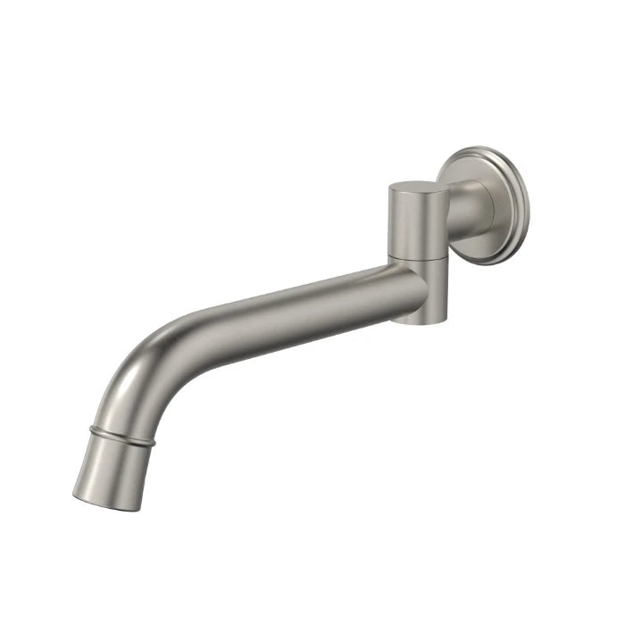 Caroma Riviere Swivel Bath Outlet 220mm Brushed Nickel
