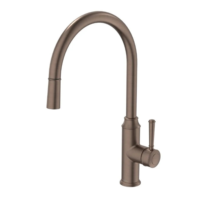 Caroma Riviere Pull Out Sink Mixer Brushed Bronze Lead Free