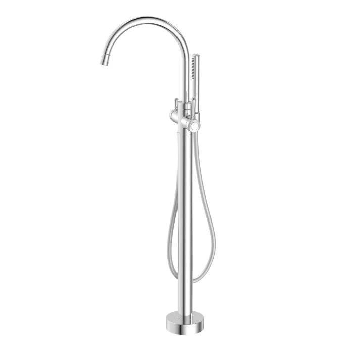 Caroma Riviere Freestanding Bath Filler With Handshower (Complete Kit) Chrome