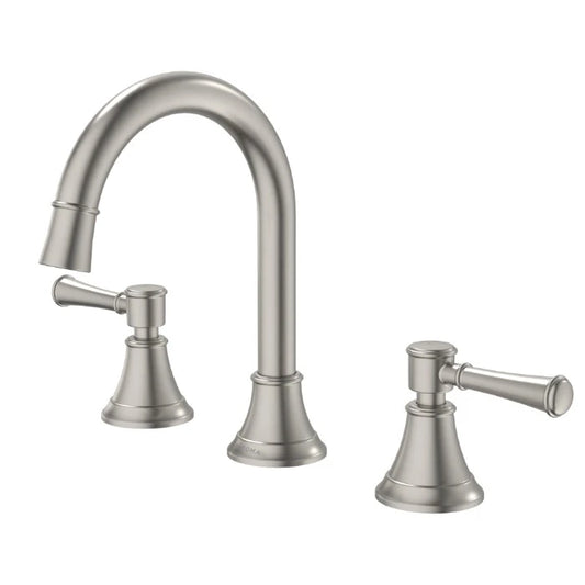 Caroma Riviere Basin Set Brushed Nickel Lead Free
