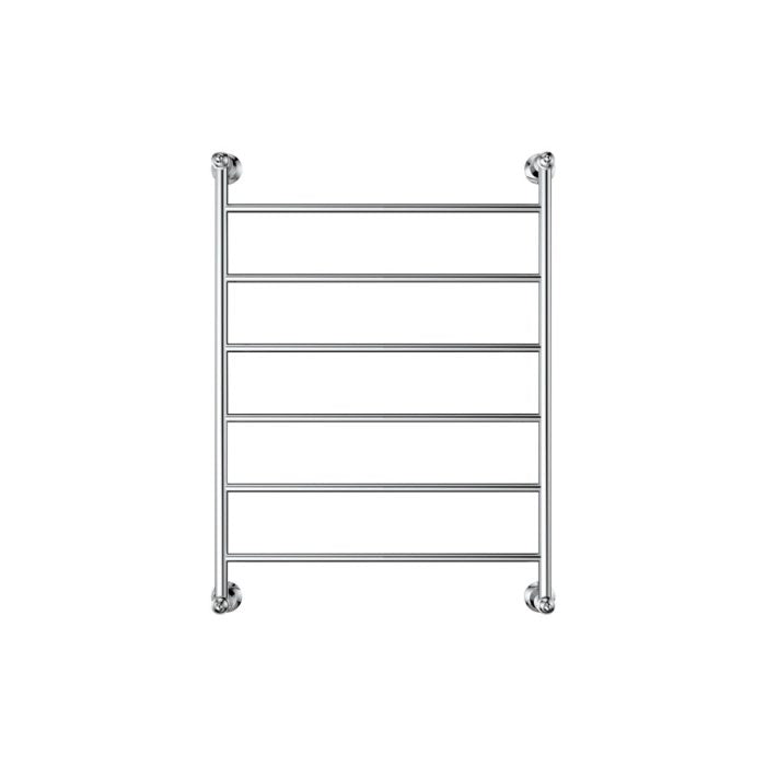 Lillian Heated Towel Rail, 600 x 800mm, Chrome