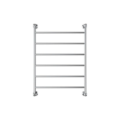 Lillian Heated Towel Rail, 600 x 800mm, Chrome