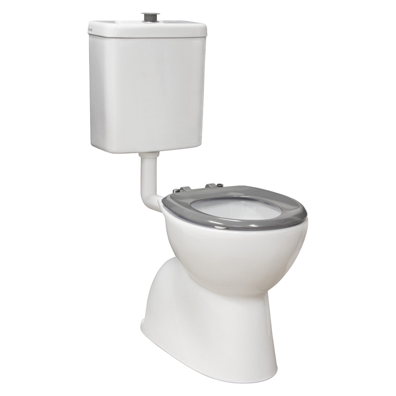 STELLA Care Adjustable Link Toilet Suite with Grey Seat