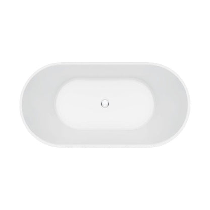 Eleanor Fluted Freestanding Acrylic Bath, 1500mm