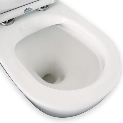Alix Back-to-Wall Toilet Suite, Slim Seat
