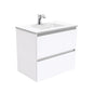 VANESSA Poly Marble 750 QUEST 2 Drawer Wall Hung Cab 1TH