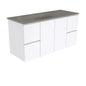 SATORI FINGERPULL 1200 Gloss White Vanity Wall Hung