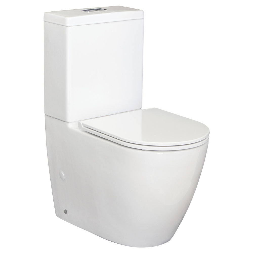 Empire Back-to-Wall Toilet Suite, Slim Seat