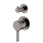 SANSA Diverter Mixer Gun Metal Small Round Plates