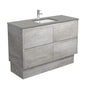 SARAH DOVE GREY AMATO 1200 INDUSTRIAL Vanity On Kick 1TH