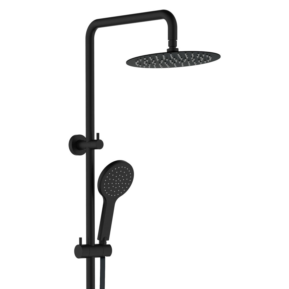 KAYA Twin Rail Shower Matte Black