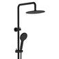 KAYA Twin Rail Shower Matte Black