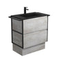 MONTANA AMATO 750 INDUSTRIAL Vanity Twin Towel Rails On Kick 1TH