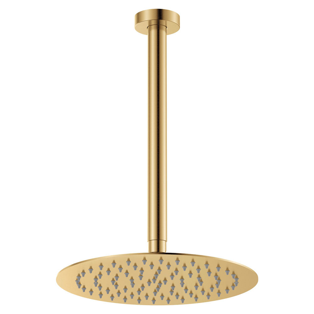 KAYA Shower Ceiling Dropper Set Urban Brass