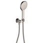 KAYA Hand Shower Round Plate Brushed Nickel