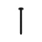 Round 300mm Shower Dropper Matte Black