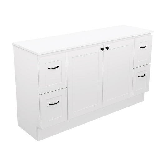 Newport Door & Drawer 1500 Double Bowl Floor Standing Vanity