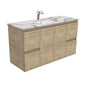 SARAH CALACATTA MARBLE 1200 EDGE SCANDI OAK Wall Hung 1TH