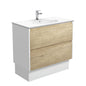 ROTONDO AMATO 900 SCANDI Vanity with Matte White Panels and Kick 1TH