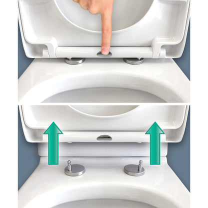 Escola Back-to-Wall Toilet Suite