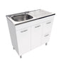 CITI 900 UNICAB Vanity on Legs Solid Doors Right Hand Drawers NTH